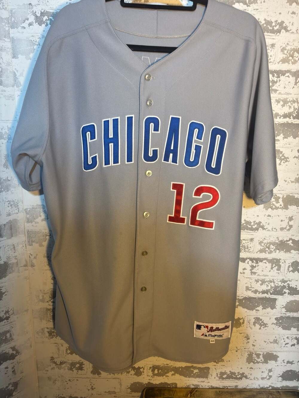 ￼
Majestic official Tony Armas Jr. Chicago Cubs  Collection Jersey, Size 48
